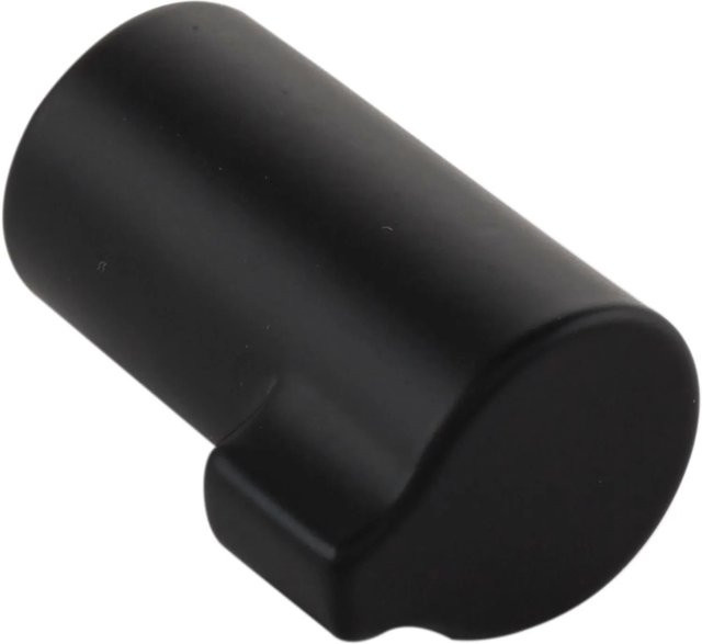 Furnipart Möbelknopf Scope aus Zinkdruckguss Schwarz Matt Durchmesser: 1,6 cm, Höhe: 2 cm, Tiefe: 3 cm - Bild 1