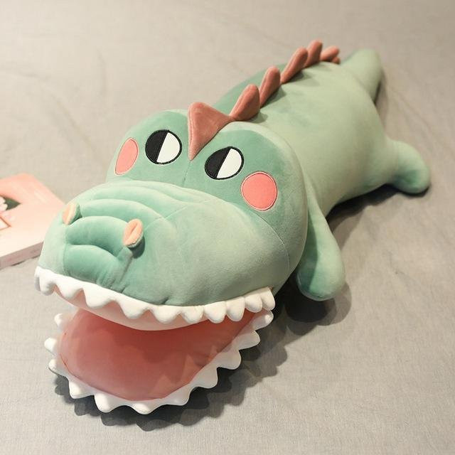 Pangcangshu Krokodil-Plüschtier, Grau, 70cm - Bild 1