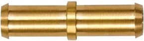 Riegler Gerader Schlauchverbindungsstutzen aus Messing für Schlauch LW 4 mm in Gold - Bild 1