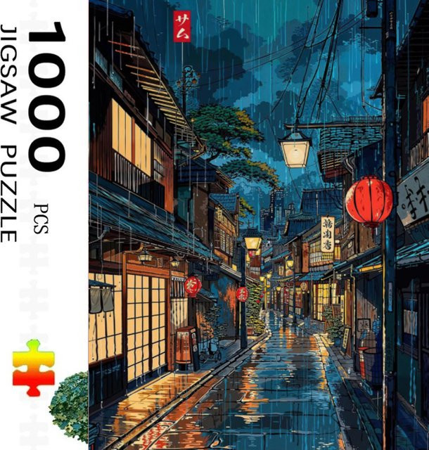 KAYOU Anime-Ramen-Shop Puzzle, 1000 Teile - Bild 1