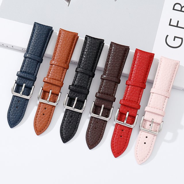 luffyte Uhrenarmband Leder, Edelstahl, Unisex, Bunt - Bild 1
