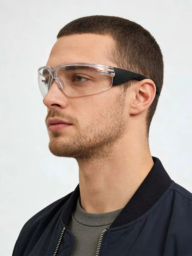 VOPHA Z87.1 Schutzbrille für Herren in Transparent mit Antibeschlag-Schutz HM10 - Bild 4