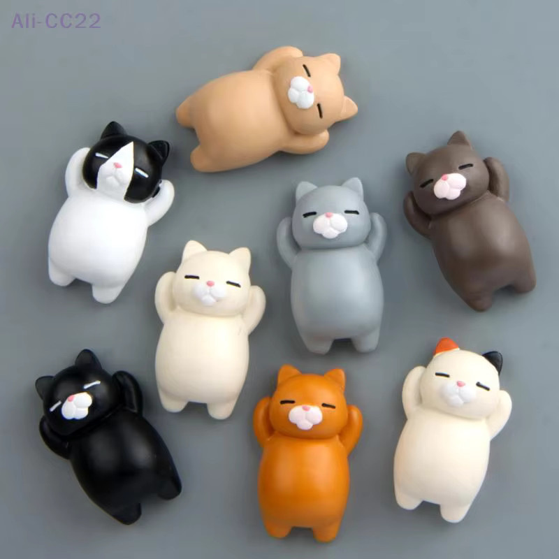 JETTING 3D Cartoon Katze Magnetischer Kühlschrank Aufkleber aus Harz in Multicolour für deine Küchendekoration - Bild 4