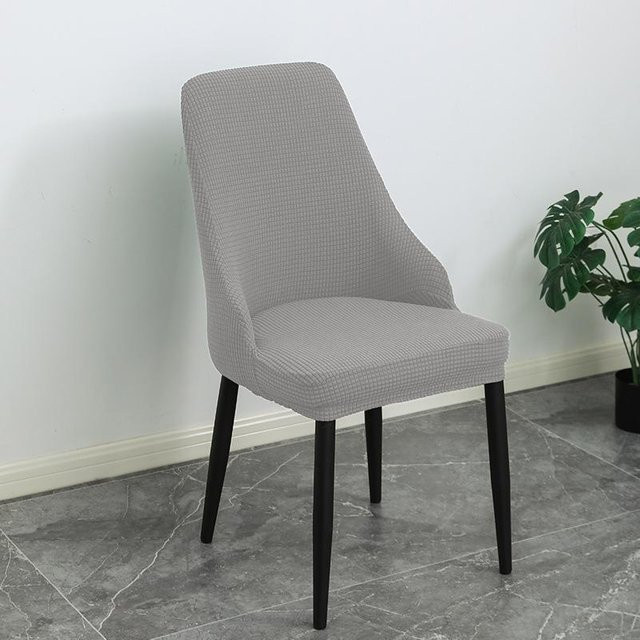 Yiran Furniture Elastischer Stuhlbezug mit Armlehnen für Esszimmerstühle, Verschleißfestig und Staubgeschützt, Breite: 39 cm - Bild 1