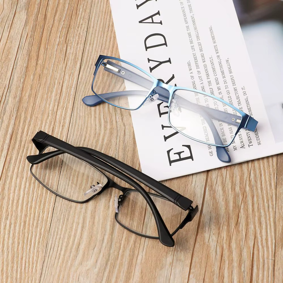Gootrades Lesebrille Herren, Titan, Vollrand, rechteckig - Bild 1