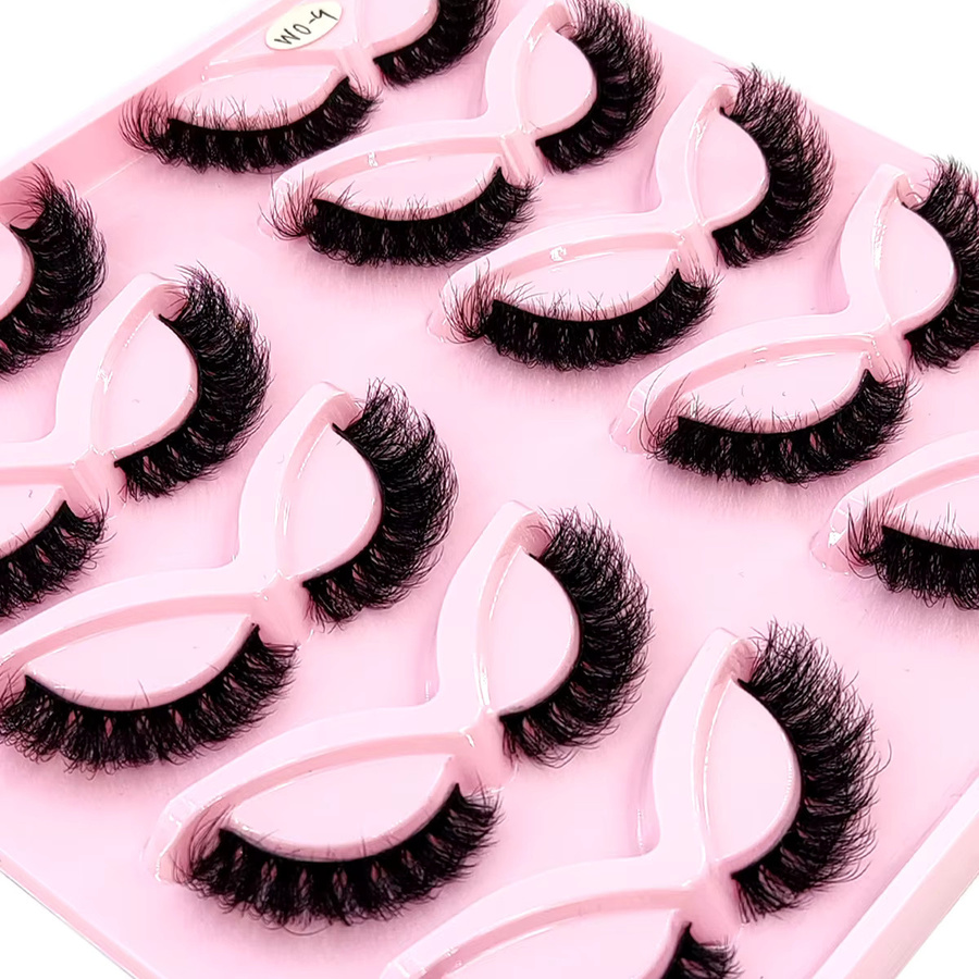HBZGTLAD Falsche Wimpern, 3D-Faux-Nerzwimpern, Black, Unisex - Bild 5