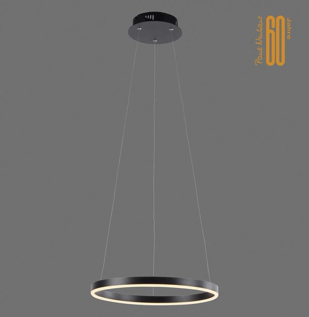 Just Light LED-Pendelleuchte Ritus in Ringform, Anthrazit, dimmbar - Bild 2