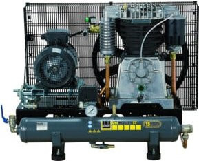 Schneider Electric Kompressor UNM STB 1000-15-10 mit Sterndreieckschalter in Grau - Bild 1