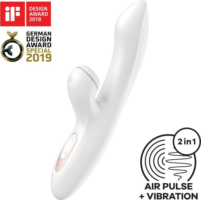 Satisfyer Pro+ G-Spot Vibrator in Weiß, Länge: 22,5 cm - Bild 1