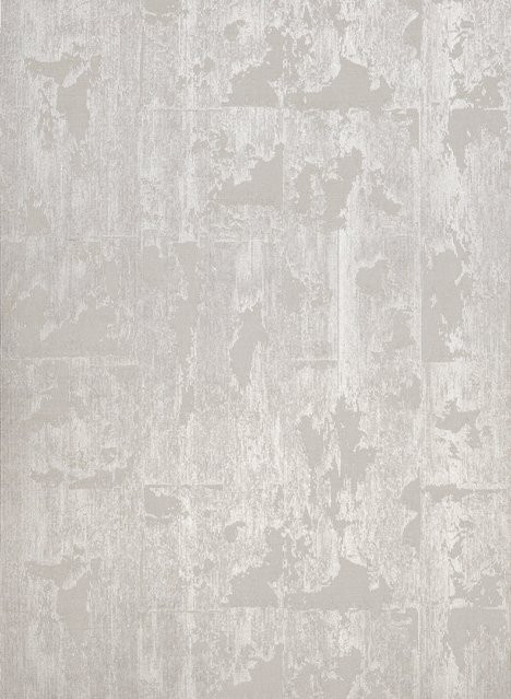 Arte International Tapete Glowing Patina in Pearl mit abstraktem Design und Non-Woven-Struktur in Gold, Silber und Grau - Bild 1