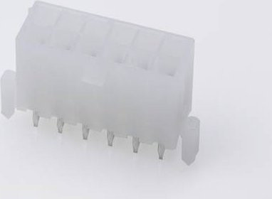 Molex Stiftgehäuse-Platine 39299122 aus Kunststoff in Weiß - Bild 1