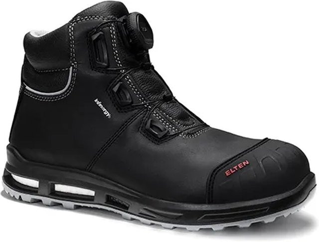 Elten Sicherheitsstiefel Reaction Xxt Pro Boa Mid ESD S3 aus Rindleder in Schwarz Gr. 40 - Bild 1