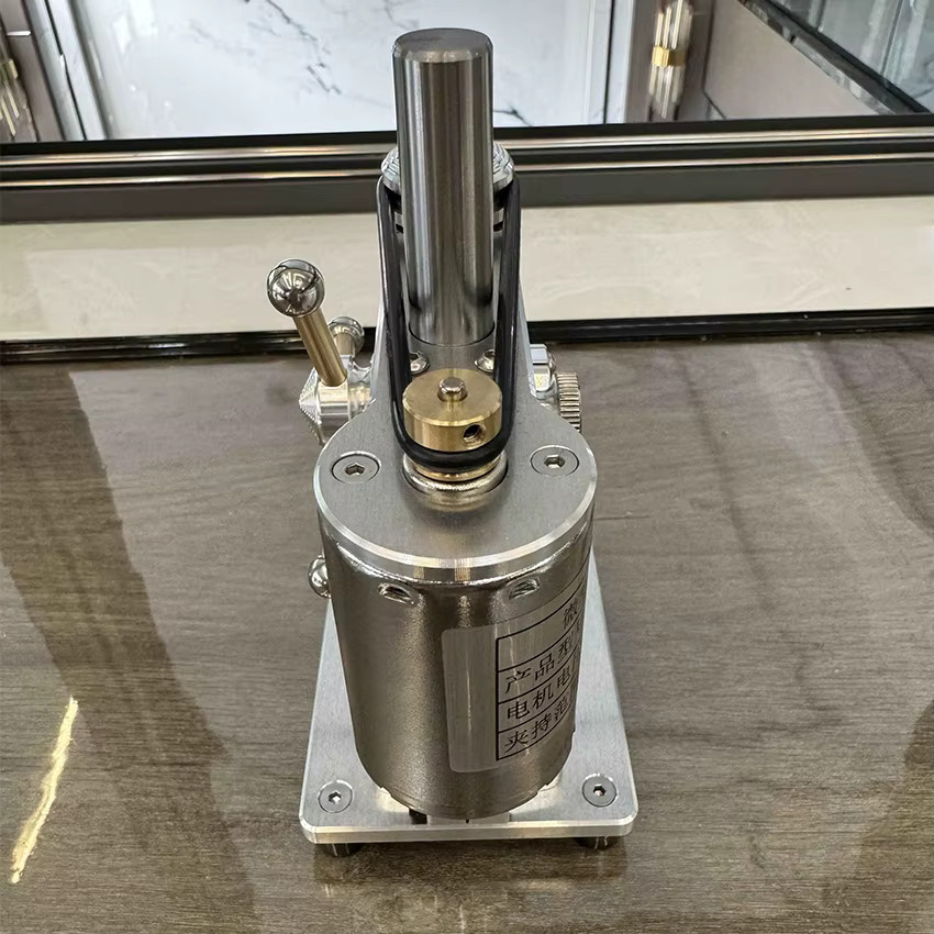 ZJMZYM Micro Tischbohrmaschine in Silber mit geschwindigkeitsverstellbarem 220 V Netzteil für Präzisionsarbeiten von 0,3-4 mm - Bild 2