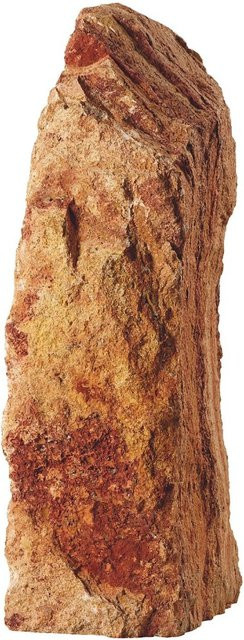 Scherf Travertin-Monolith Feuer-Rot aus Naturstein Höhe: 60 - 90 cm - Bild 1