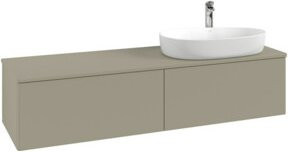 V&B Waschtischunterschrank Antao mit Beleuchtung, Farbe Weiß lackiert, B/T: 160 x 50 cm - Bild 1