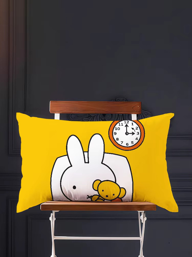 Miffy Kissenbezug im Kawaii Cartoon Design, rechteckig, B/H: 30 x 30 cm - Bild 5