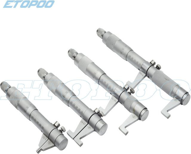 ETOPOO Innenmikrometer mit Hartmetall-Ratschenschraube, metrisches Messwerkzeug für hohe Präzision, Farbe: Silber, Messbereich: 5–30 mm, Genauigkeit: 0,01 mm - Bild 1