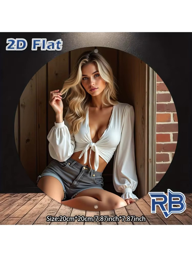 CIFBUY Retro Rundes Metallschild in Multicolour für deine Wanddekoration - Bild 2