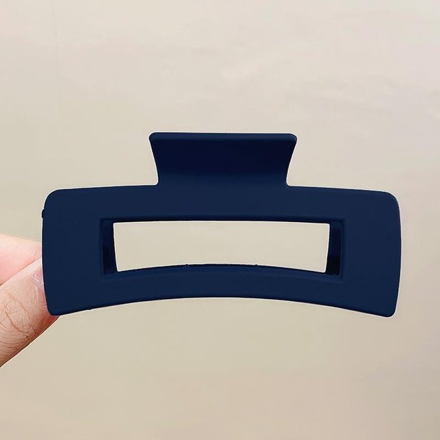 YULIN Haarklammer, rechteckig, navy blau, Damen - Bild 1