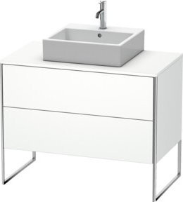 Duravit Waschtischunterschrank XSquare in Weiß Matt mit 2 Auszügen, B/T/H: 100 x 54,8 x 77,8 cm - Bild 1