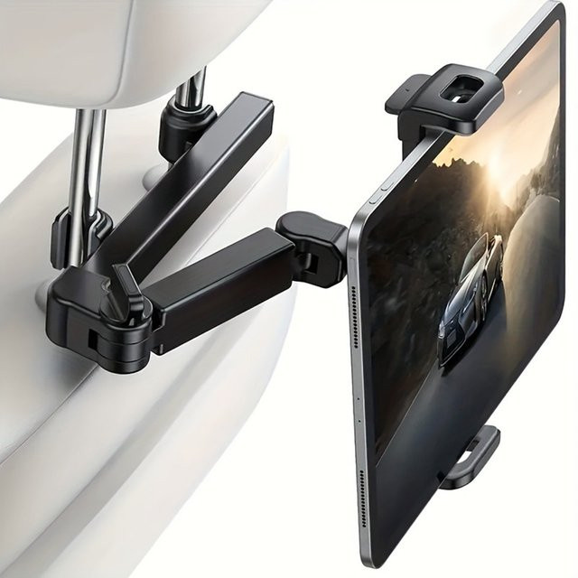 QUERPXAF Auto Tablet Halterung für Rücksitz Kopfstütze, 360 Grad Rotation für iPad Air und Tablets von 4 bis 11 Zoll, Farbe: Schwarz - Bild 1