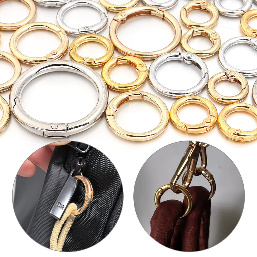 louleur Metall-O-Ring-Federkarabiner, Schnallenverbinder - Bild 2