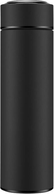 CoCo Xili Intelligente Thermoskanne aus Edelstahl mit LCD-Temperaturanzeige, Schwarz, 500 ml - Bild 1