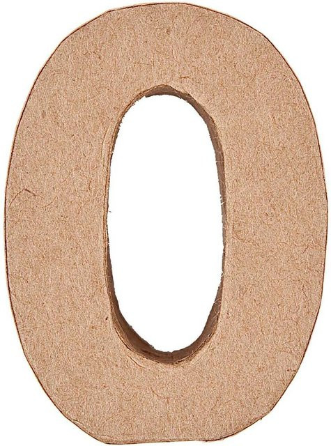 Rico Design 3D Pappzahl 0 stehend für den Tisch - Bild 1