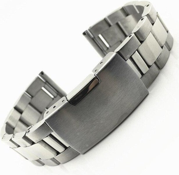 Uhrenarmband Edelstahl, Silber, Herren - Bild 1