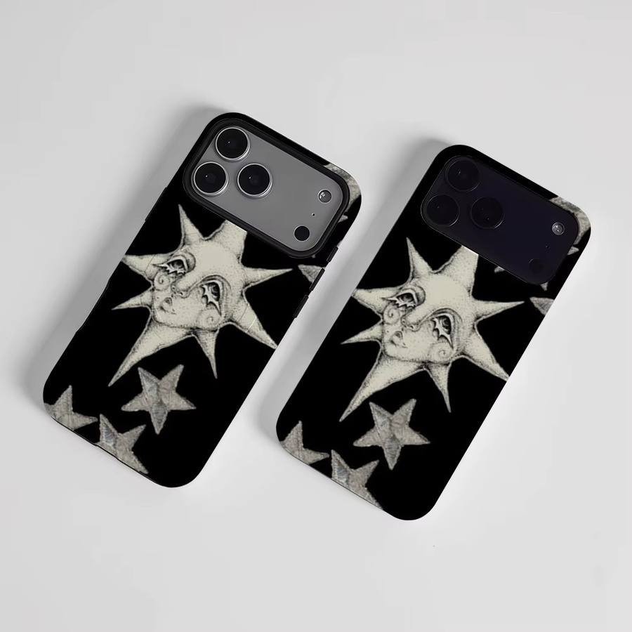 CaseLumi Matte Bumper Schutzhülle für iPhone 17 16 15 14 13 Pro Max mit MagSafe Kompatibilität in Celestial Noir Schwarz - Bild 3