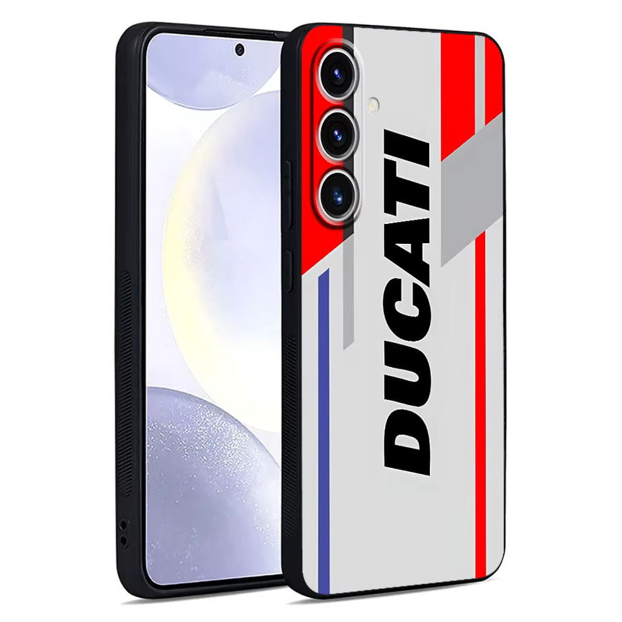 Samsung Handy Hülle D-Ducatie Motorrad Racing Soft Case in Multicolour für Galaxy S25 Ultra S25+ S24 Plus S24 S23 FE S22 S21 S20 S9 - Bild 1