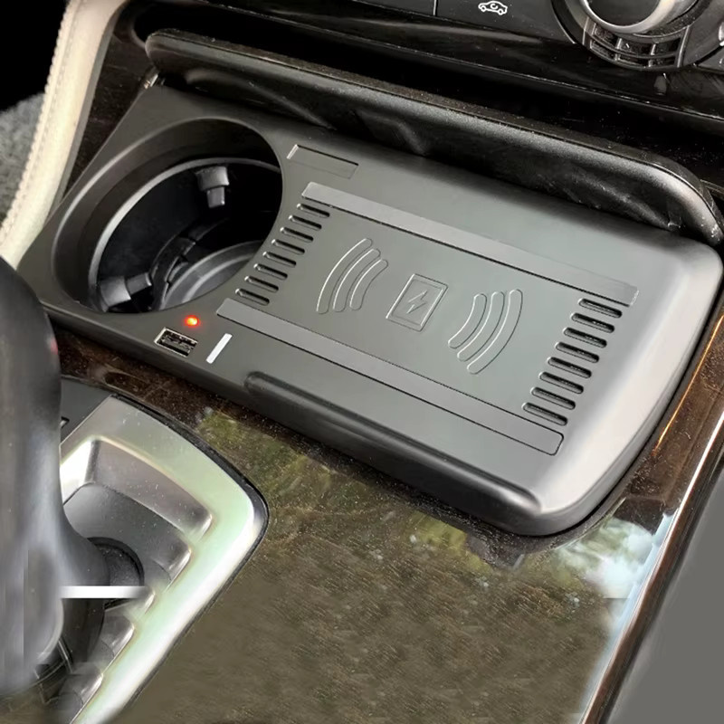 Carinway Wireless Handy-Schnellladegerät für BMW 5er F10 F11 F18 (2010-2016), 15W Ladehalterung in Schwarz - Bild 3