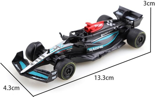 Linyi toy car Legierungsmodell Rennwagen, Metall, 1:38, ab 6 Jahre - Bild 1