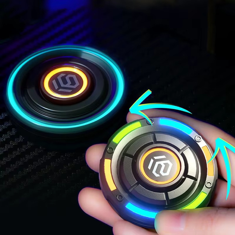 YIJOO Magnetischer Fingerspitzen-Spinner, EDC-Schiebespielzeug aus Metall - Bild 2