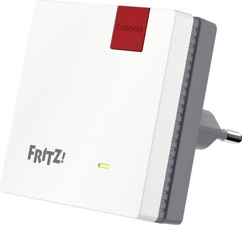 AVM FRITZ!Repeater 600 WLAN Repeater Single-Band Wi-Fi Range Extender in Weiß und Rot - Bild 1
