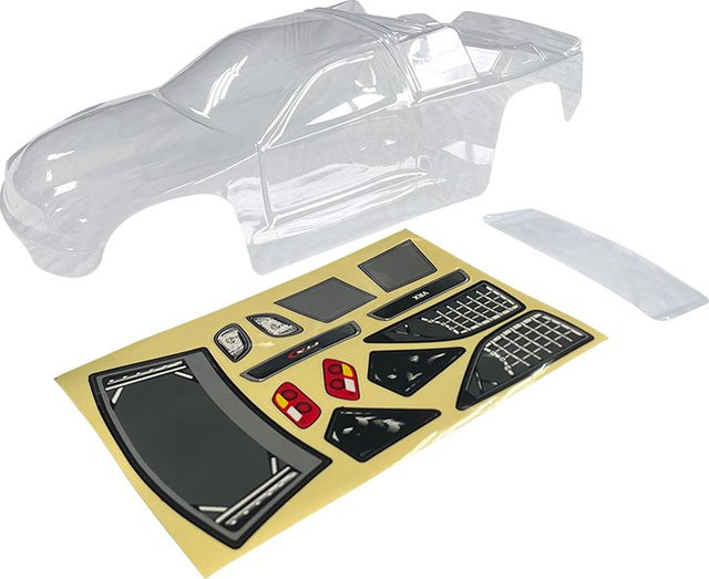 VRX Racing Clear Car Shell PVC 2-teiliges Set 1/10 - Bild 1