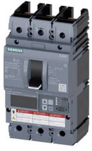 Siemens 3VA6225-7KT31-0AA0 Leistungsschalter in Grau mit einem Einstellbereich von 100 - 250A und einer maximalen Schaltspannung von 600 V/AC - Bild 1
