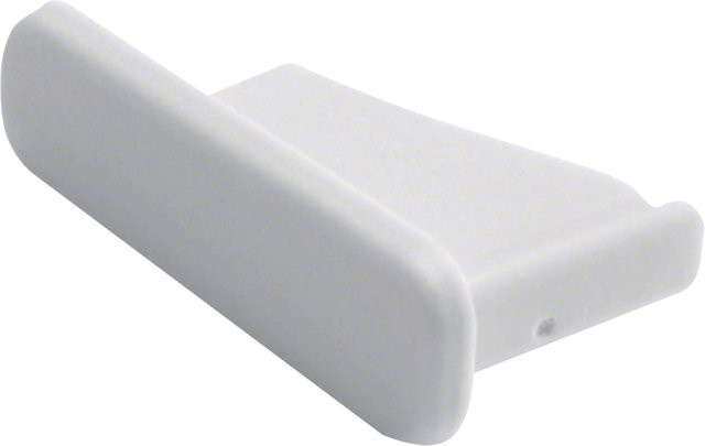 Hager Endkappe KZN021 für Phasenschiene 1-polig in Grau - Bild 1
