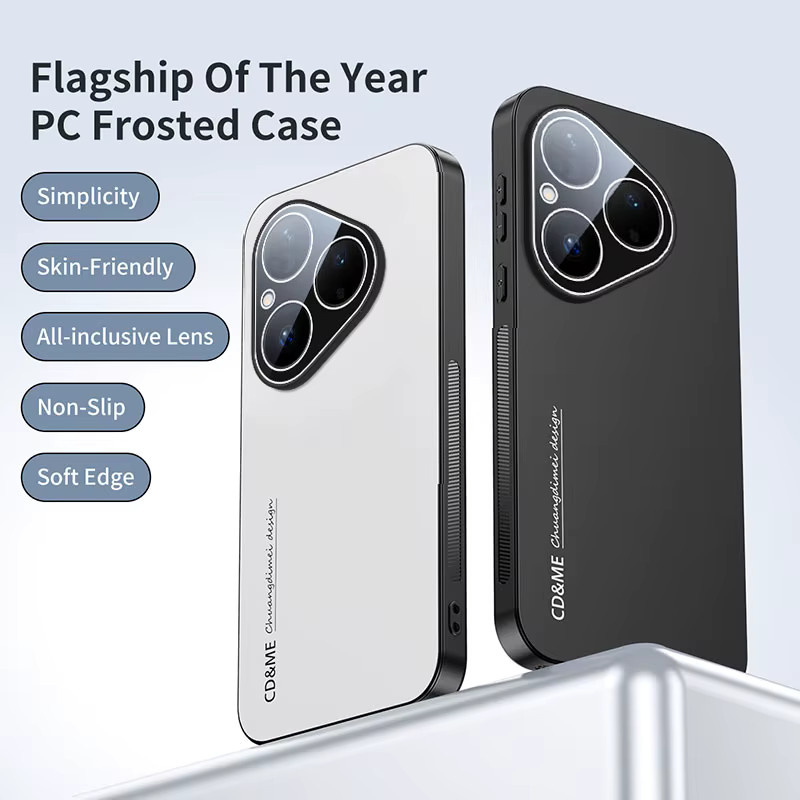Luxus AG Matte Schutzhülle für Huawei Pura 80, 70 Ultra und 70 Pro mit magnetischem PC Frosted Design und 360-Grad-Ständer - Bild 2