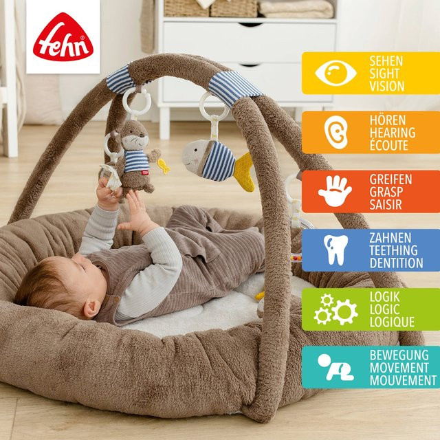 Fehn Spielbogen mit 3-D-Activity-Nest Otter Theo ab Geburt - Bild 1
