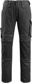 Mascot Mannheim Arbeitshose mit Reflexstreifen in Schwarz, Größe 76C54, mit Cordura-Material und EN 14404 Zertifizierung - Bild 1