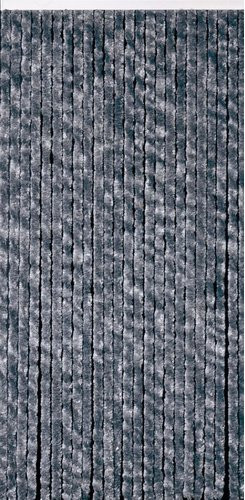 CONACORD Vorhang Flauschi aus Chenille in Silbergrau, B: 90 cm, H: 200 cm - Bild 1