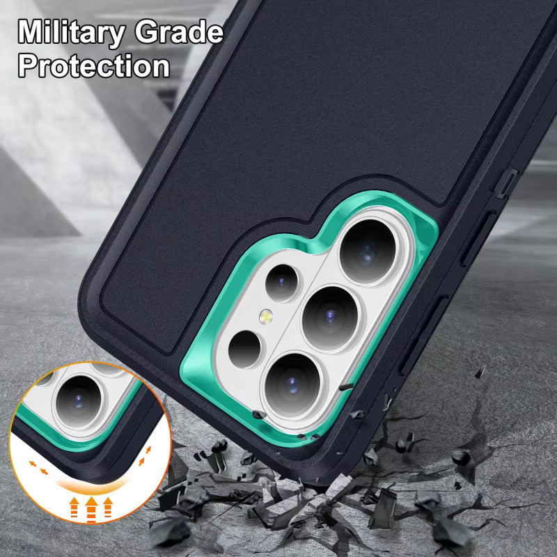 Stoßfeste Hartschalen-Handyhülle von szHAIyu für Samsung Galaxy S26 Ultra, S25 Edge, S24, S23 FE, S22 Plus, A15, A06, A16, A36, A56, A26, A17 in Grau - Bild 5