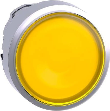 Schneider Electric ZB4BA88 Leuchtdrucktaster-Frontelement in Gelb mit IP69K Schutzart - Bild 1