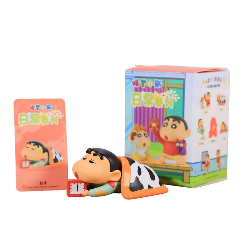 TOPTOY Crayon Shin-chan Anime Blindbox Set mit 6 Figuren aus Kunststoff, mehrfarbiges Sammlerstück und Ornament - Bild 2