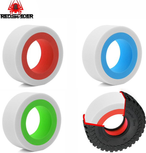 RS Red Spider EVA Dual Stage Foam Fit Radreifen, Rot, 1:10 - Bild 1
