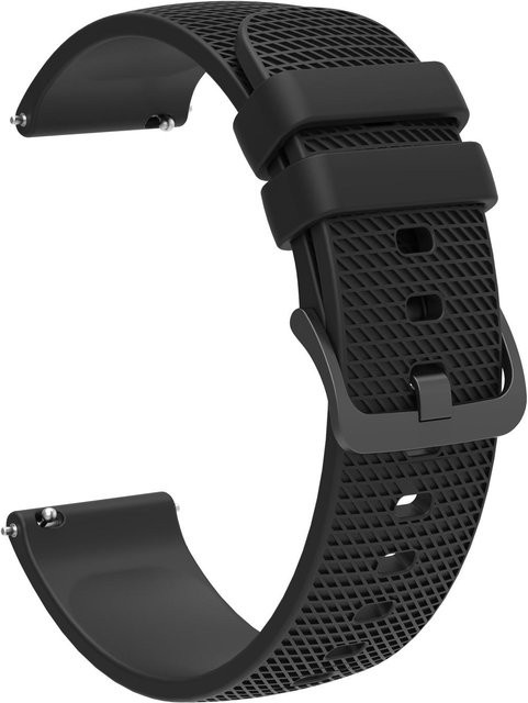 MY-CASE Uhrenarmband Silikon, Schwarz, Unisex - Bild 1
