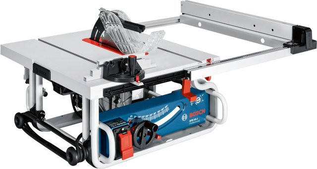 Bosch Professional Tischkreissäge GTS 10 J mit 1800 W und 254 mm Sägeblatt in Blau/Silber - Bild 2
