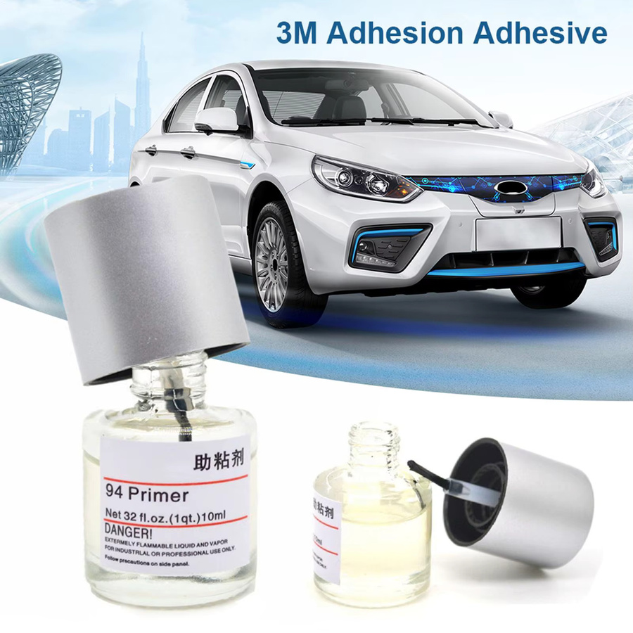 94 Stück Klebstoff-Adhäsionsverstärker als stark haftender Acrylschaum-Primer für doppelseitiges Klebeband, transparent, 10 ml pro Flasche - Bild 2