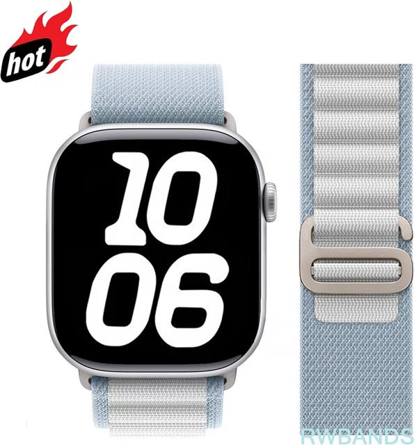 RWBANDS Uhrenarmband Alpine Loop, Nylon, Weiß, Unisex - Bild 1